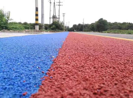 彩色陶瓷颗粒路面地坪